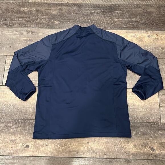 Nike Men's NFL Seahawks Dri FIT Quarter Zip Pullover Navy Size XL - Picture 7 of 7